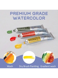 Bộ màu nước Maries Artist, 9ml, Bộ màu nước ngọc trai dành cho học sinh và chuyên nghiệp