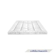 ท็อปเปอร์ 6 ฟุต KAWA ลายตาราง หนา 4 นิ้ว สีขาว (1276029)