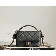 CHANEL 25C Knot Flap Bag Nautical Knot Ladies Handbag Chain Shoulder Bag Crossbody Bag 19bag Knot Ba