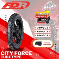 (LATEST PRODUCTION) FDR NON TUBLES CITY TIRES Force Ring 14 FDR TUBETYPE TIRES/ (70/90-14 - 80/90-14