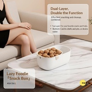 H&X Double-Layer Drain Basket Fruit Tray, Thiened Kitchen Storage, 1PC