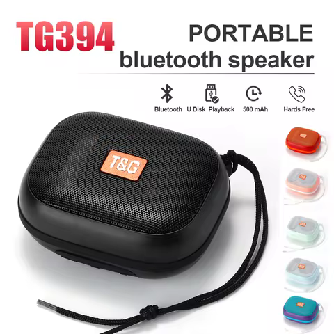 Bicycle TG394 Portable Bluetooth Speaker Wireless Mini Bass FM Radio Soundbar Boombox Outdoor Riding
