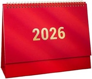 Vctitil 2026 Desk Calendar, Stable Standing Flip Coil Calendar from Oct 2025 - Dec 2026, Writable Me