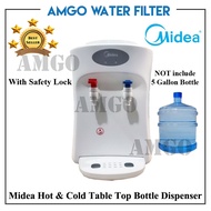 AMGO Midea Hot And Cold Table Top Bottle Dispenser Water Dispenser - Bottle Type