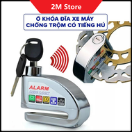 Ổ Khóa Đĩa Xe Máy ALARM Disc Lock Chống Trộm Có Còi Hú Báo Động