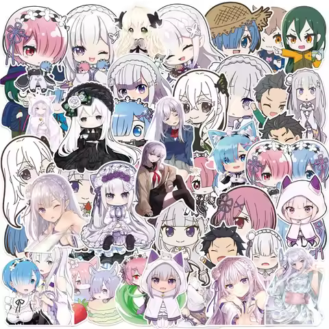 10/50Pcs RE: Starting From Zero World Graffiti Stickers DIY Suitcase Phone Travel Luggage Skateboard