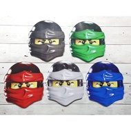 Ninjago Topeng Pesta Mask Birthday Aksesoris Ulang Tahun Props Perlengkapan Lego