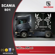 SCANIA TRUCK BODY STICKERS SET SCANIA - 01