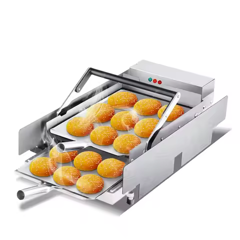 Manual Hamburger Machine Hamburger Production Machine Automatic Burger Grill Machine