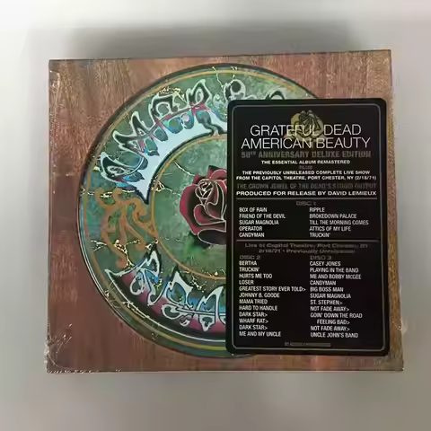Classic Psychedelic Rock Album Grateful Dead Music CD American Beauty Music Record 3CD Cosplay Walkm