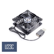 JetArt External USB Powered Liquid Bearing 12cm Silent Fan DF12025UB