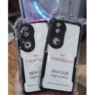 Hans!! XU.N.DD Case IPAKY Vivo V50 V40 Lite Softcase Clear BENING List Black-Black-Dark TPU HD Soft 