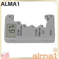 ALMA Digital Battery Tester, ABS Housing Universal Compatibility Digital Battery Checker, Digital Di