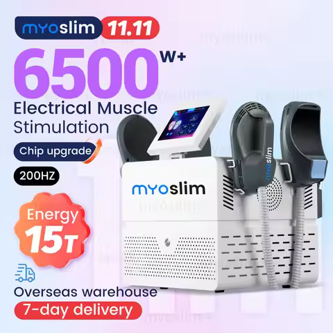 EMS Body Sculpting Machine Shaping 6500W 200hz EMS Radio Frequency RF Muscle Stimulator Device