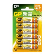 超霸 - GP特強鹼性電池 AA 12粒裝 新舊包裝隨機發 [GPPCA15AU178][C25]