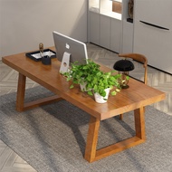 Computer Desk Tea Desk Desk Simple ins Log Solid Wood Nordic Household Desk Writing loft Rectangular