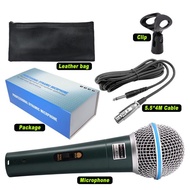 BETA58A Wired Microphone Wired Microphone Live Microphone Equipment Dynamic Microphone Set