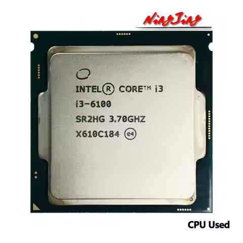 Intel Used Core i3-6100 i3 6100 3.7 GHz 51W LGA 1151