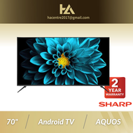 Sharp 70" AQUOS 4K UHD Android TV 4TC70DK1X