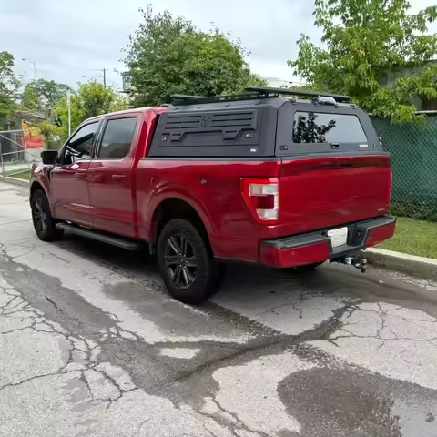 For4X4 Accessories Pickup Truck Hard Top Camper Canopy for ford F150 5.5 ft Raptor Ranger Hardtop Fo