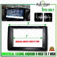 Universal Convert Android Double Din Player Casing 9 Inch To 7 Inch