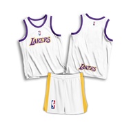 JERSEY BASKET NBA TEAM LAKERS WHITE