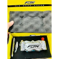 Heo xe máy Fjn ST7 lỗ 100mm - hel dầu FJN ST7 lỗ 100mm - xám đen bạc