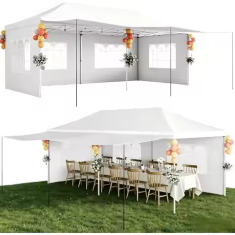 10x20 Pop Up Canopy Tent, Heavy Duty Party Tent
