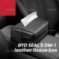 BYD SEAL 5 accessories car leather tissue box car accessories interior byd car accesories