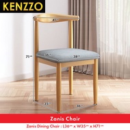 KENZZO:ZANIS Chair  เก้าอี้ เก้าอี้เหล็ก ขาเหล็กเบาะผ้าแคนวาส  เก้าอี้อเนกประสงค์ คุณภาพดี ดีไซน์หรู