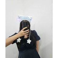 HANDMADE CINNAMOROLL STAR BEANIE CAT HAT/STAR CAT HAT CAT HAT CAT BEANIE/ CUTE BEANIE HAT VIRAL/ FAS