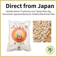 Nishida Seimai “Puchimaru-kun” Barley Rice 1kg – Kumamoto Japanese Barley for Healthy Mixed Grain Ri