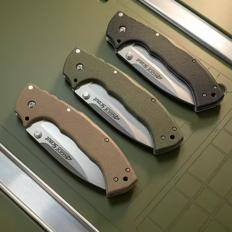 New 62RQ Folding Tactical Knife AUS 10A Steel Professional Military Combat Hunting Outdoor Pocket Kn