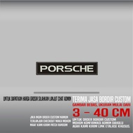 PORSCHE BOX PATCH EMBROIDERED LOGO/ EMBLEM | HDP-489