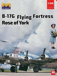 01E44 HKMODEL 1/32 B-17G Flying Fortress York Rose Bomber