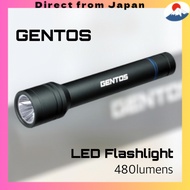 【Direct from Japan】GENTOS LED Flashlight, Brightness 480 Lumens, Practical Lighting, 3 Hours Dustpro
