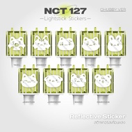 NCT127 Chubby Ver. Light Stick Sticker. Reflective Sticker