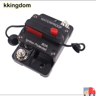 KKINGDOM Circuit Breaker Switch, Recoverable Metal Circuit Breaker, Overcurrent Protection Voltage P