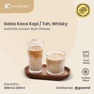 Glass Coffee Tea Liquor Glass Juice Drink Aesthetic Korean Style