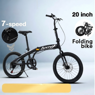 AENXRD Folding Bike (20")waterproof Adult bicycles disc brakes