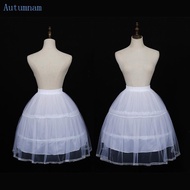 AUTU White Vintage Victorian Hoop Skirt - Crinoline Petticoat