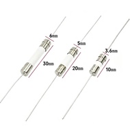CHIP 10pcs 3.6x10mm 5*20 ceramic Tube Fuses F0.5A 1A 2A 3A 3.15 4 5A 6.3A 8A T10A 12A 15A 20A 25A 30