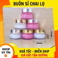 [COMBO of 3 PCS] Cream Jar Premium Face Cream Jar q 10g,20g Cosmetics, .