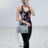 Bag Clear Lulu Knit Nylon Mini Barrel Duffel