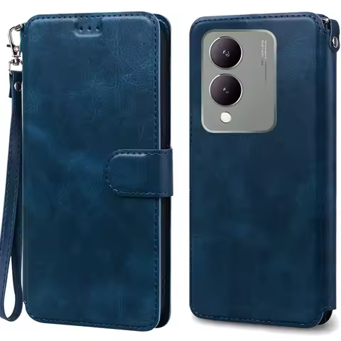 For Vivo Y17S Case Vivo Y17s Phone Cover Wallet Leather Flip Case for Vivo Y17s Phone Case Back Cove