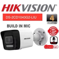 HIKVISION DS-2CD1043G2-LIU/DS-2CD1023G2-LIU 4MP/2MP  Smart Hybrid Light Fixed Bullet Network Camera