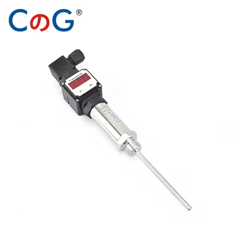 CG G1/2 Digital Display Integrated Temperature Transmitter 4-20mA/0-10V Plug in Thermal Resistance P