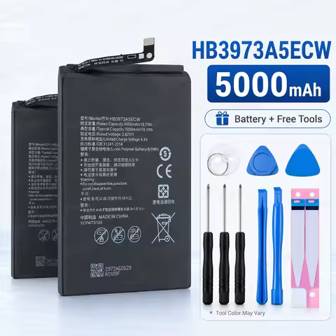 HB3973A5ECW 5000mAh High Capacity Fast Charge Lithium Replacement Battery For Huawei Mate20X Honor 8