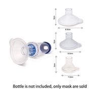 Veterinary Animals Aerosol Chamber Mask Medical Pet Asthma Inhaler Spacer PVC Mask,Bottle Is Not Inc