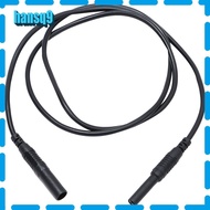 HANSQ 1/2pcs Male-to-Female Banana Plug, Silicone CATII 1000V /32A Max Meter Test Lead Extension, 10